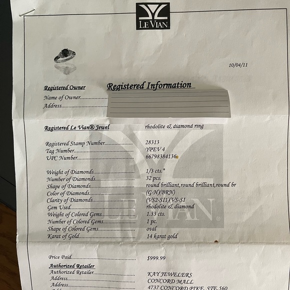 Levian Ring - Picture 10 of 11